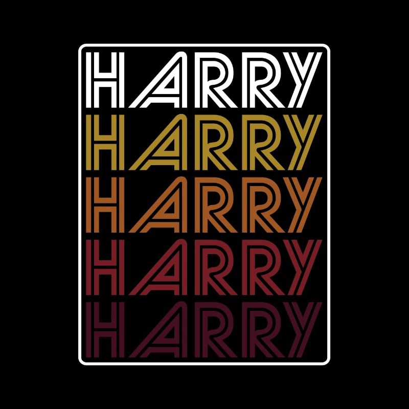 Harry Retro Wordmark Pattern