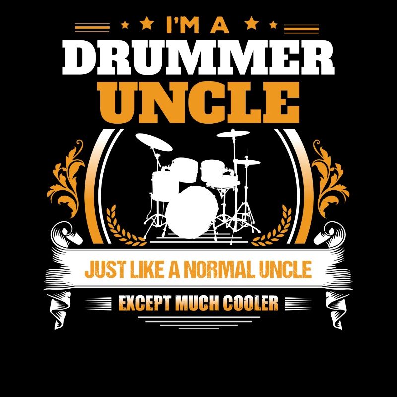 Drummer Uncle Shirt Gift Idea