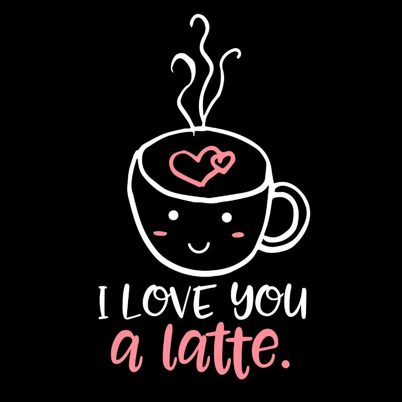 Ich liebe dich ein Latte