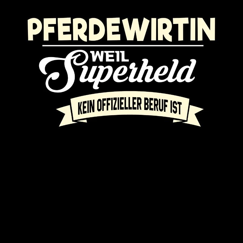 Superheld Beruf Pferdewirtin Geschenk Idee