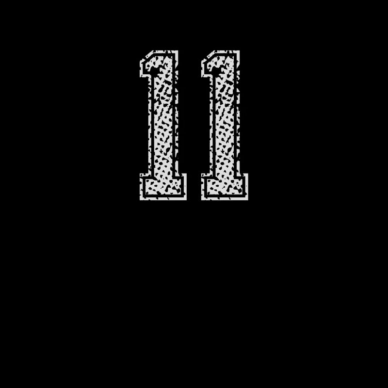 Nummer 11 Zahl Eins Eins Elf Geschenk