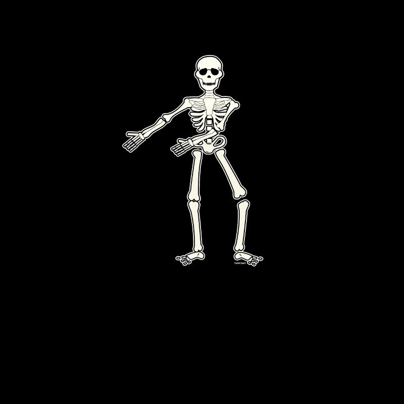 Floss Dance Move Skelett