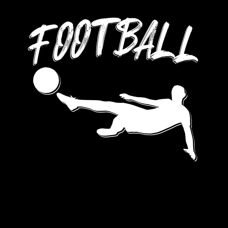 Torwart Sprungkick Silhouette