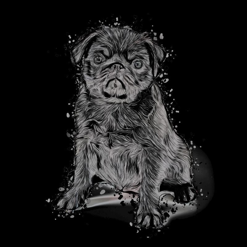 idée cadeau chiot carlin mignon chemise carlin carlin