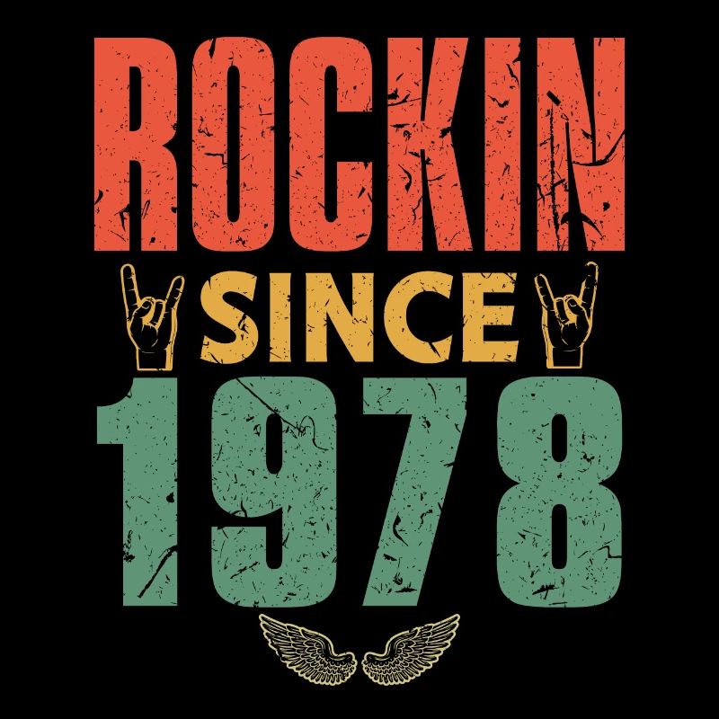 Anniversaire 1978 Sort rock