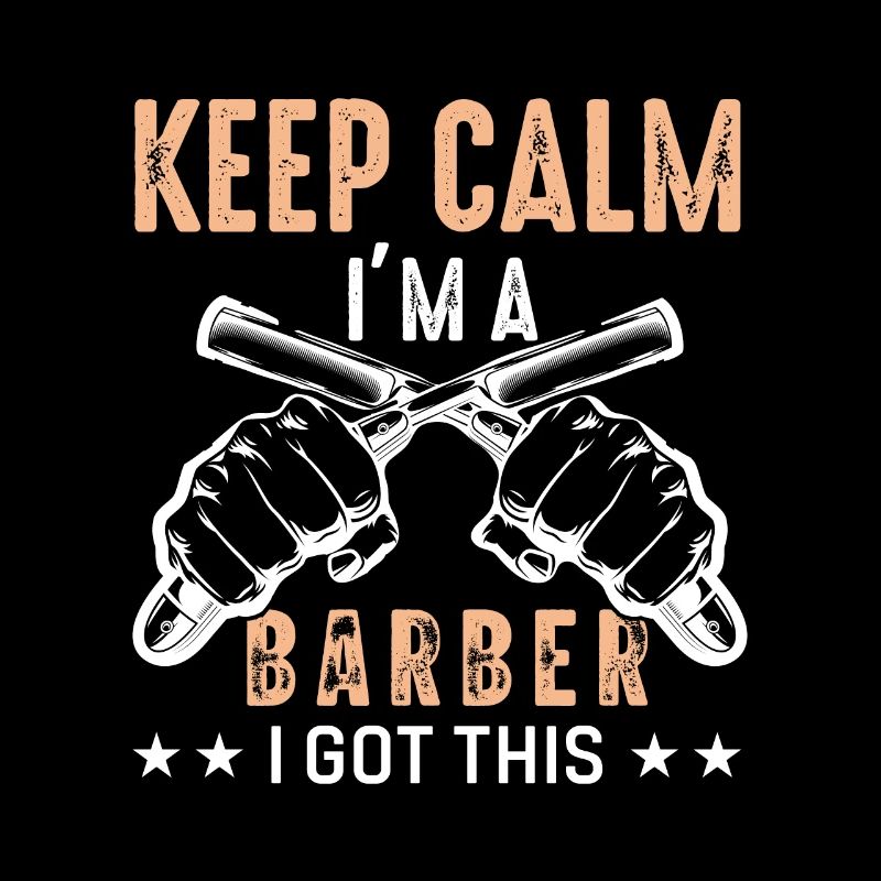 Funny Barber Quote Keep Calm Im A Barber