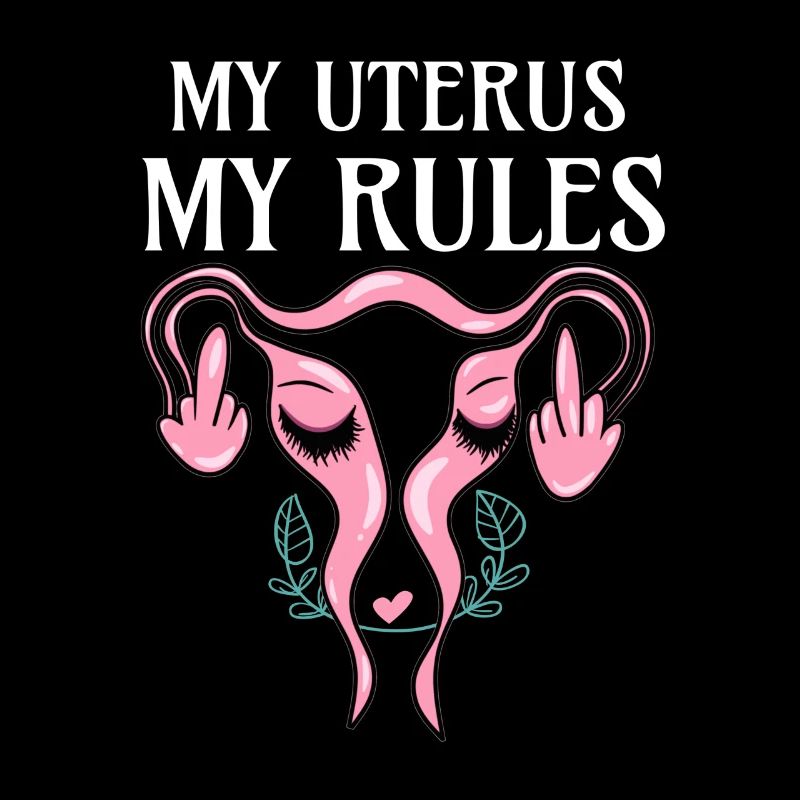 Mittelfinger Gebärmutter - My Uterus My Rules