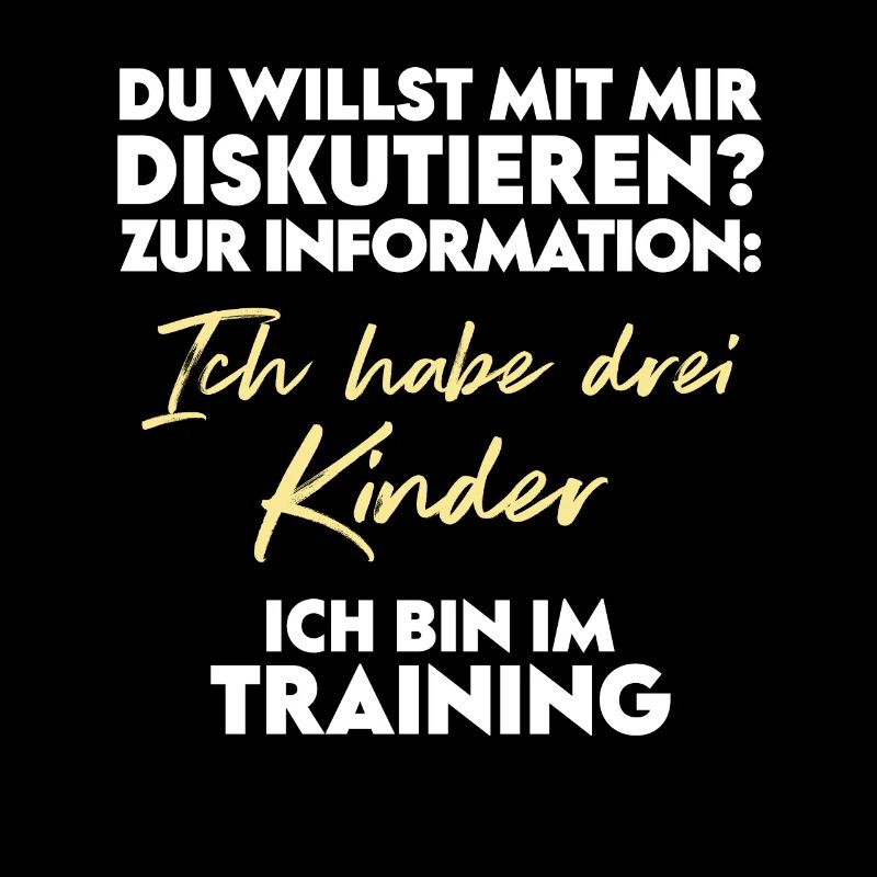 Du willst diskutieren? Vater und Kinder