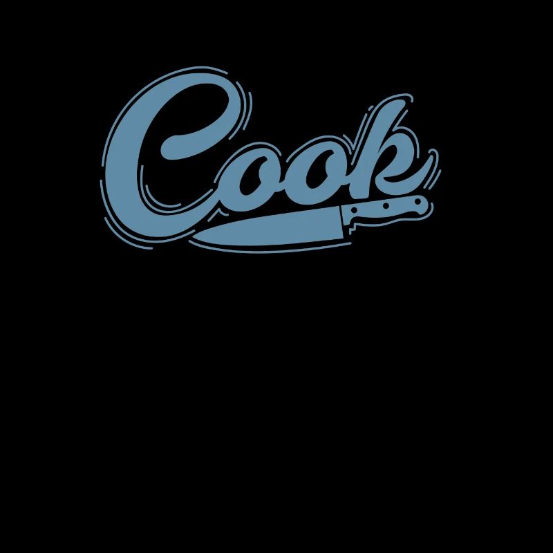 Cook in der Küche mit Messer Kochen Küche
