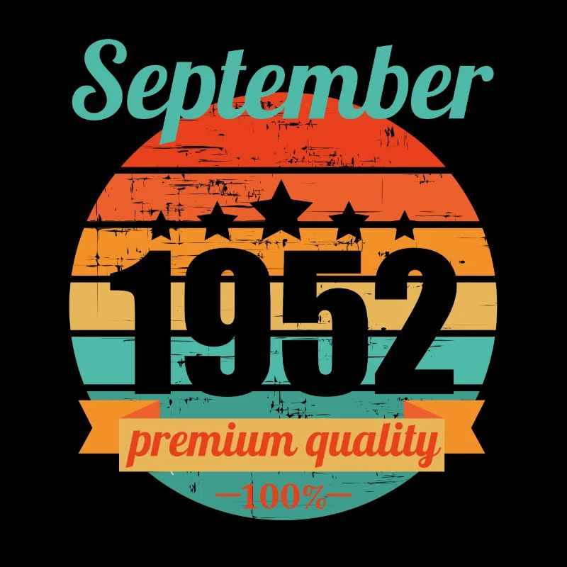 Born September 1952 70 years 70s 70th birthday