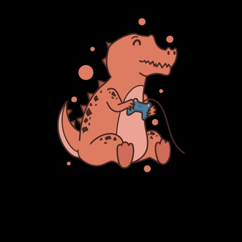 kleiner T-Rex Dino mit Controller Reptil