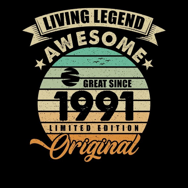 1991 Birthday Retro Orginal