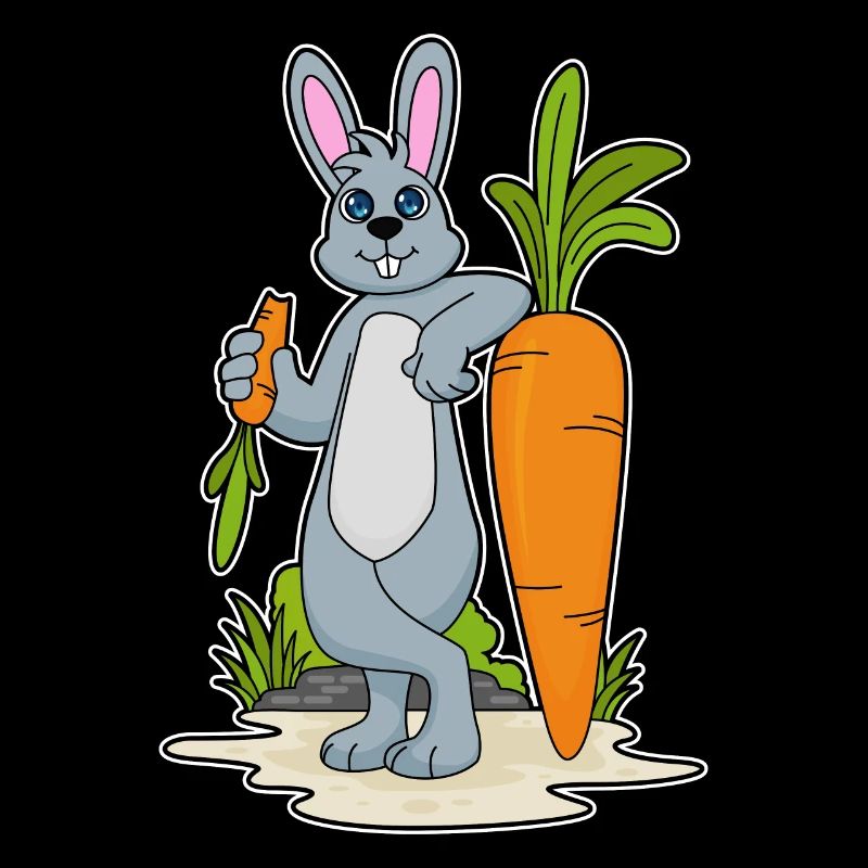 Rabbit with carrot