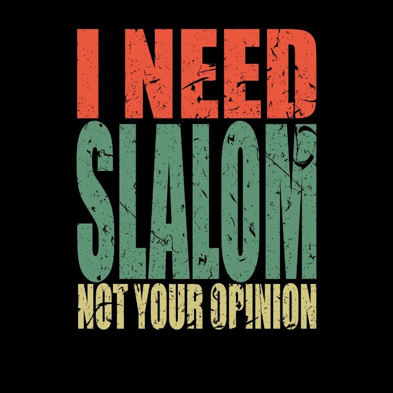 Slalom Spruch lustig