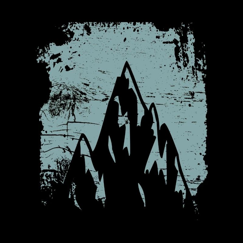 Mountains Retro Design
