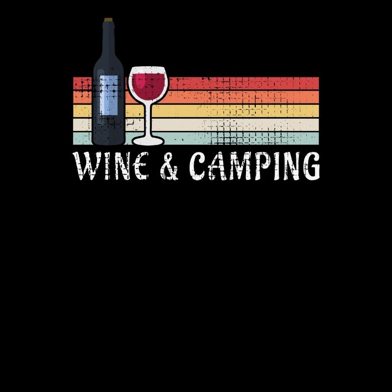 Camping Drinking Wine