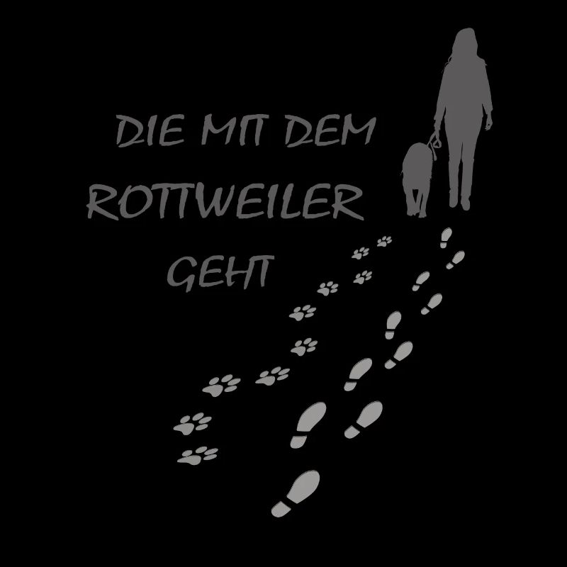 Rottweiler - Die mit dem Rottie geht - Gassi