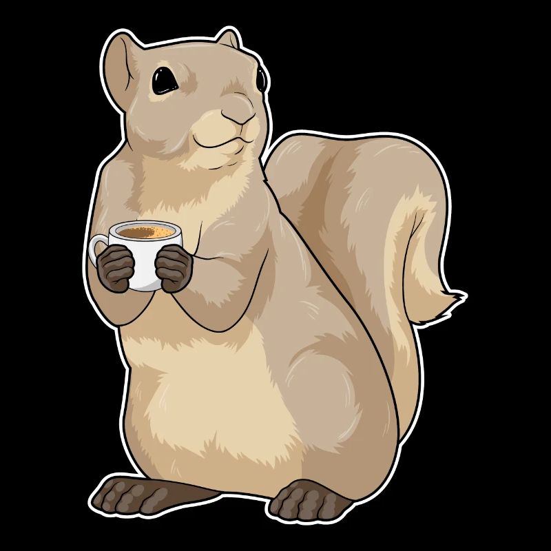 Eichhörnchen Kaffee Tasse