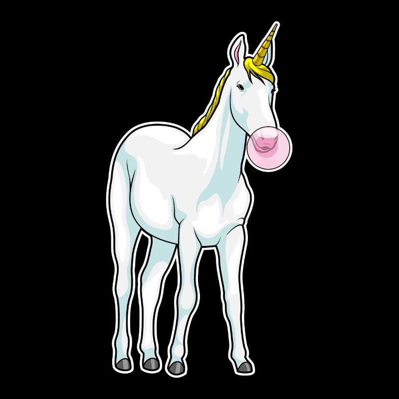 Gomme à mâcher licorne