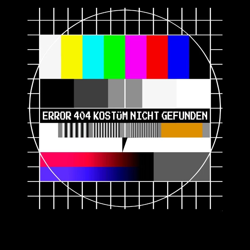 Testbild Error 404 Kostüm Nicht Gefunden Karneval