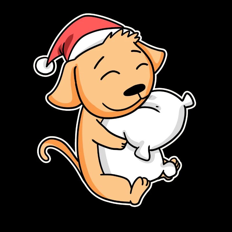 Noël Chien Propriétaires de chiens endormis Noël