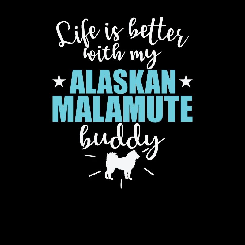 Life is better with my Alaskan Malamute Buddy