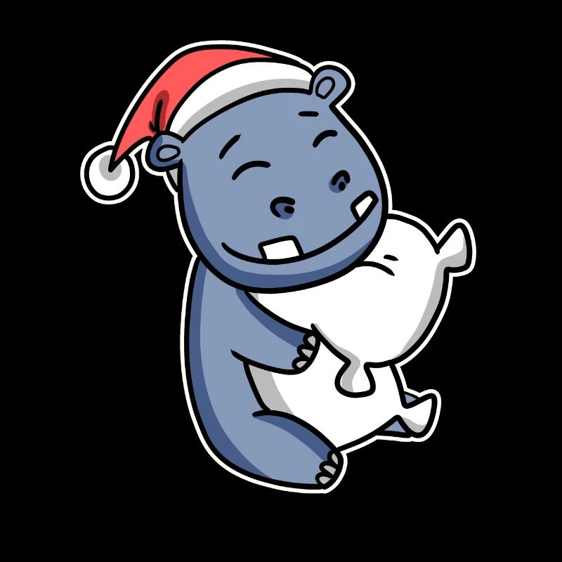 Hippopotame Noël