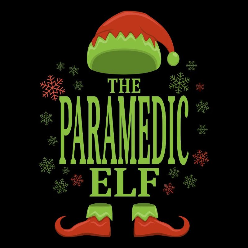 Ambulancier paramédical lutin de Noël