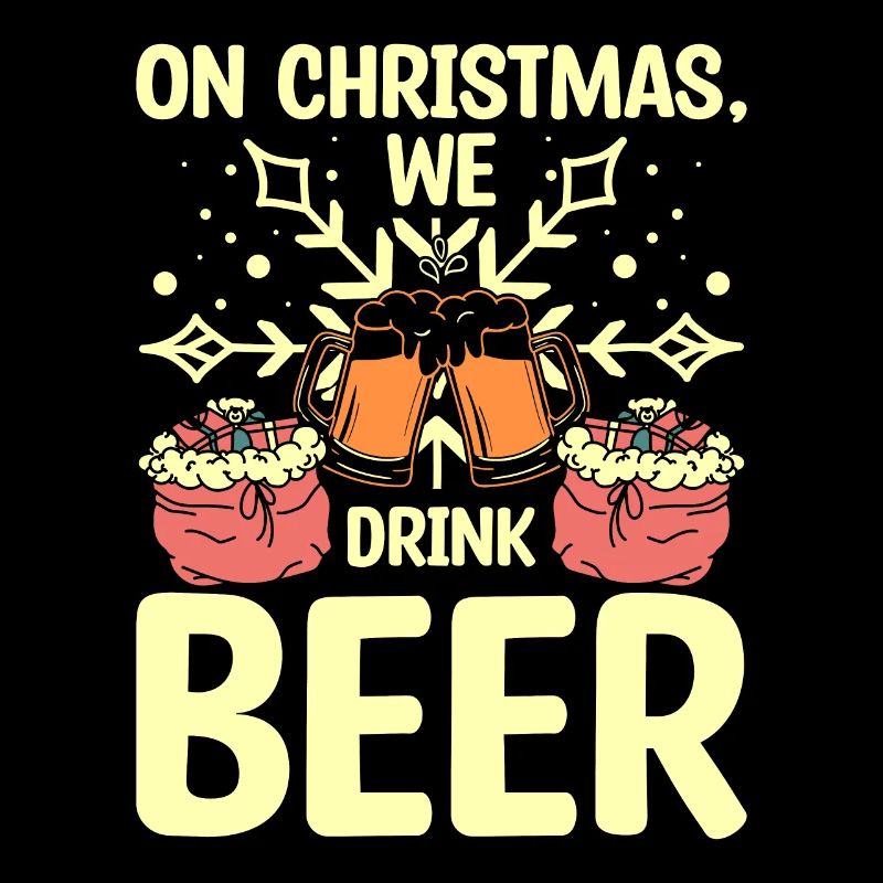 On christmas we drink beer