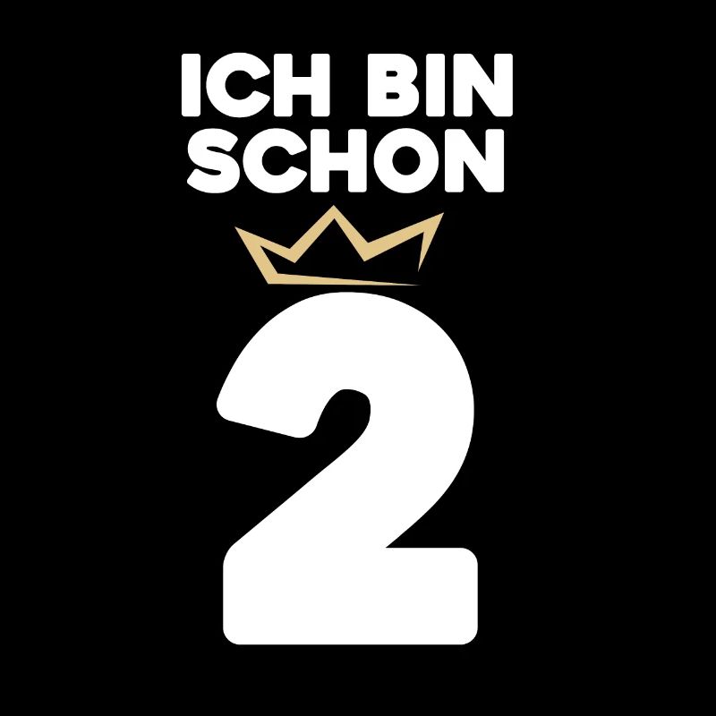 2 Geburtstag - 2 Jahre mit Krone