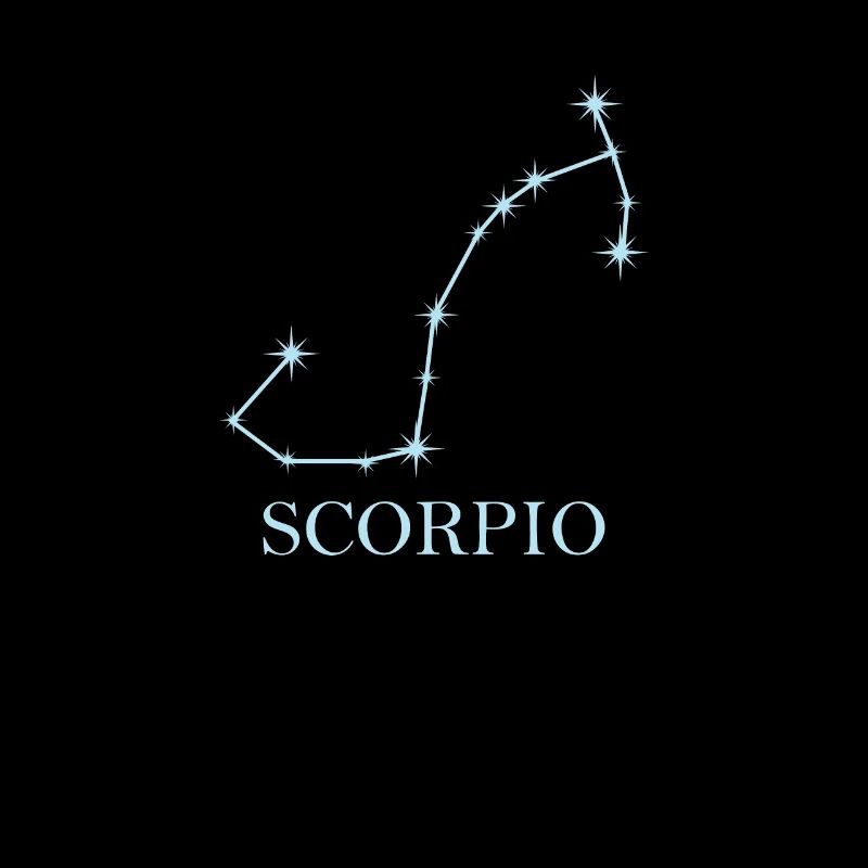 Constellation d’étoiles Signe du zodiaque Scorpion