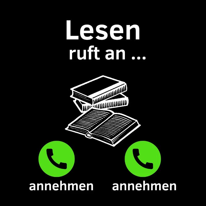 Lesen ruft an - annehmen oder annehmen?