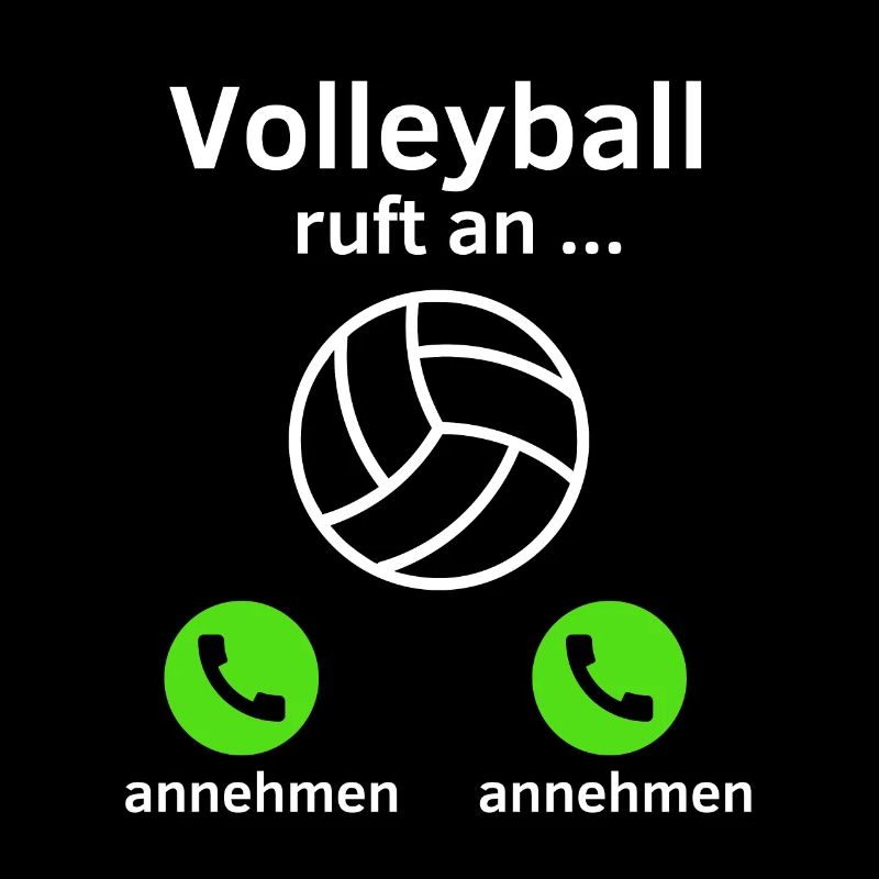 Volleyball ruft an - annehmen oder annehmen?