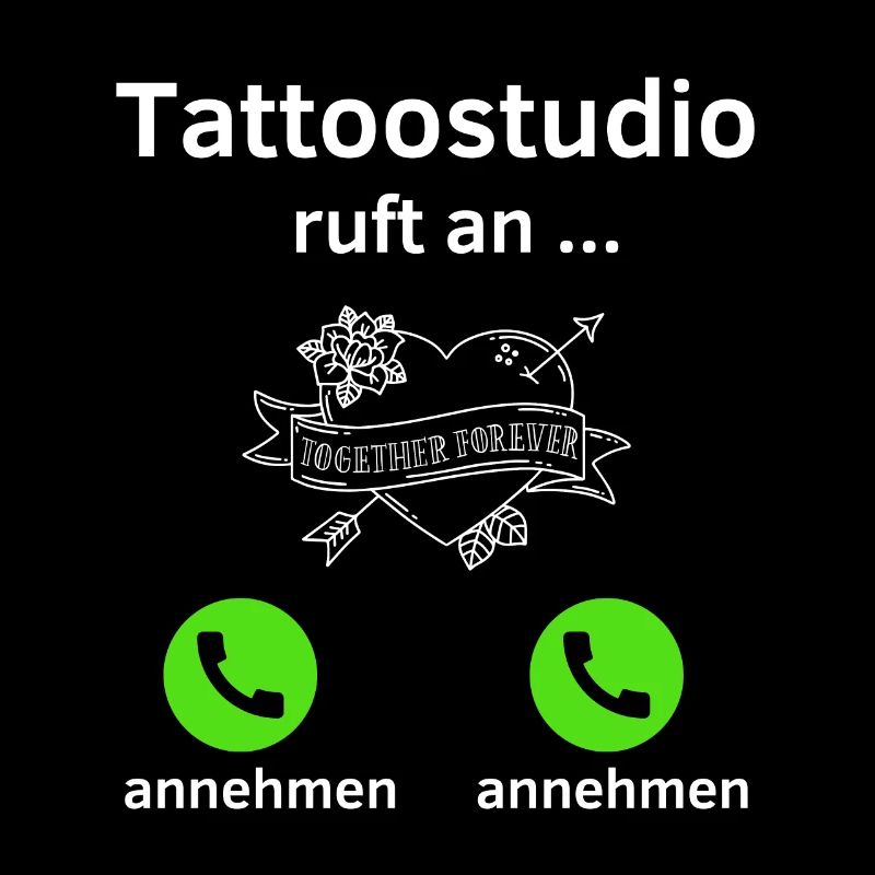 Tatoostudio ruft an - annehmen oder annehmen?