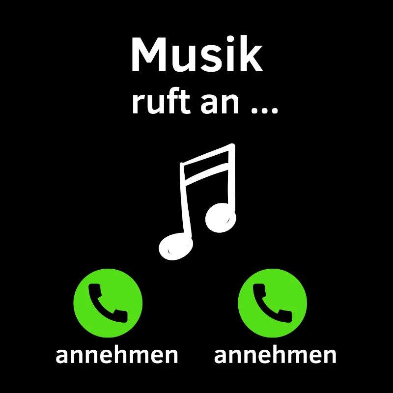 Musik ruft an - annehmen oder annehmen?