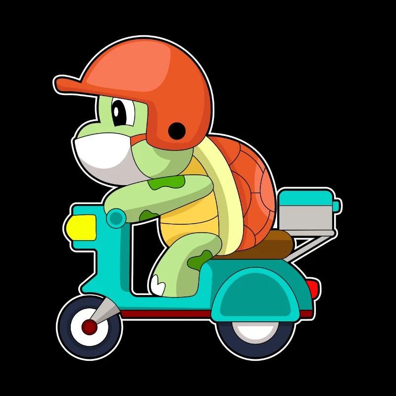 Schildkröte Motorroller