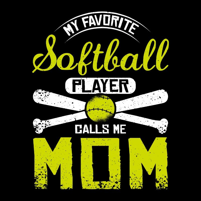 Ma joueuse de softball préférée m’appelle maman