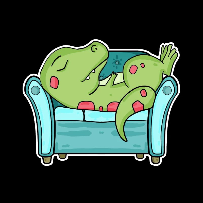 Dinosaur Bed Sleep Tired
