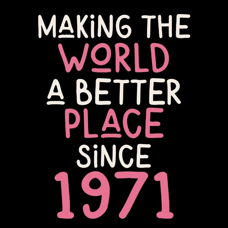 Making the World a better place since 1971