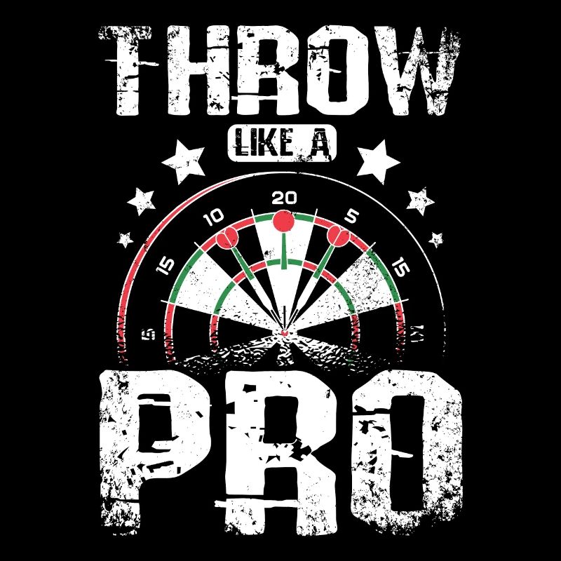 Throw like a pro, darts player