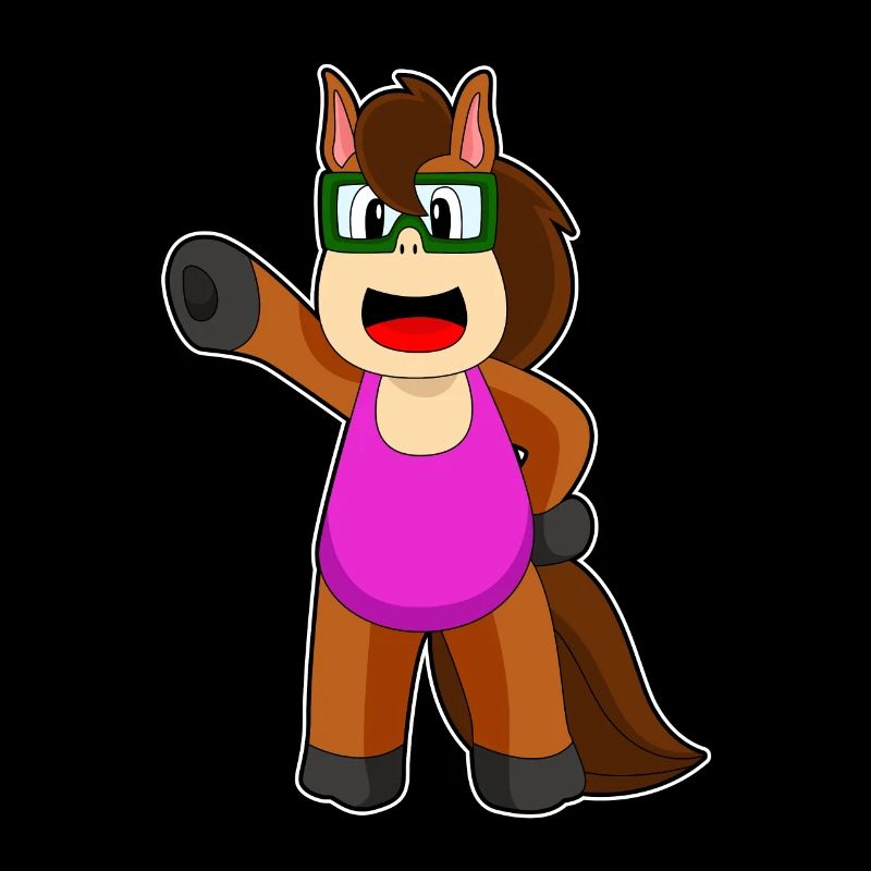 Pferd Schwimmen Badeanzug