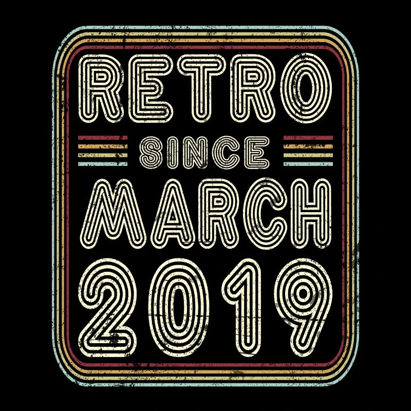 Birthday March 2019 Retro Gift