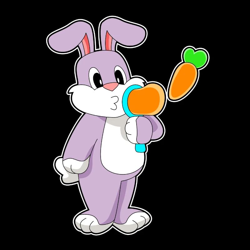 Bulles de savon de lapin Carotte