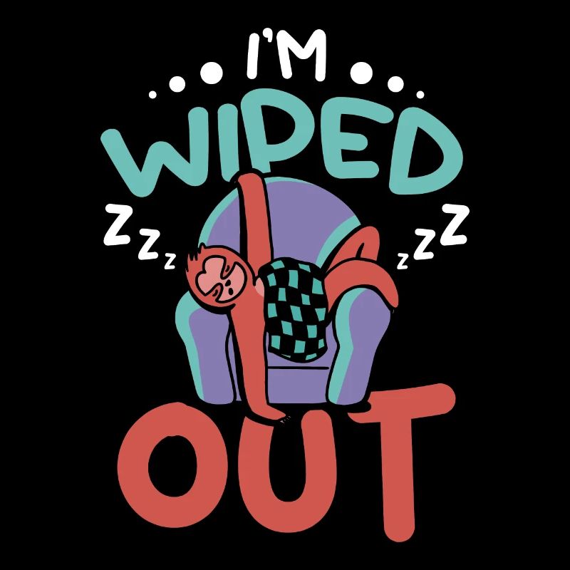 I'm wiped out Sleeping Sloth