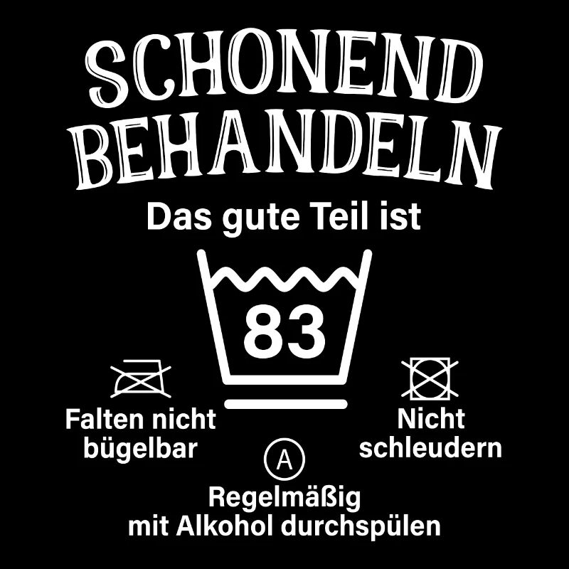 83. Geburtstag Schonend Behandeln 83 Teil Ist 83