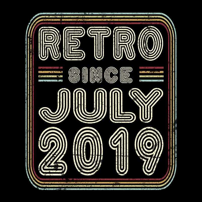 Birthday July 2019 Retro Gift