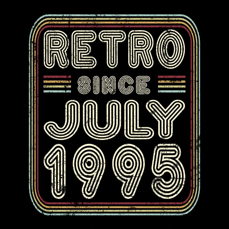 Geburtstag Juli 1995 Retro Geschenk