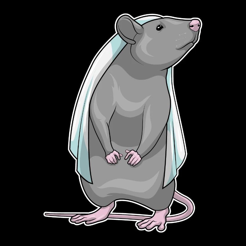Ratte Braut Hochzeit
