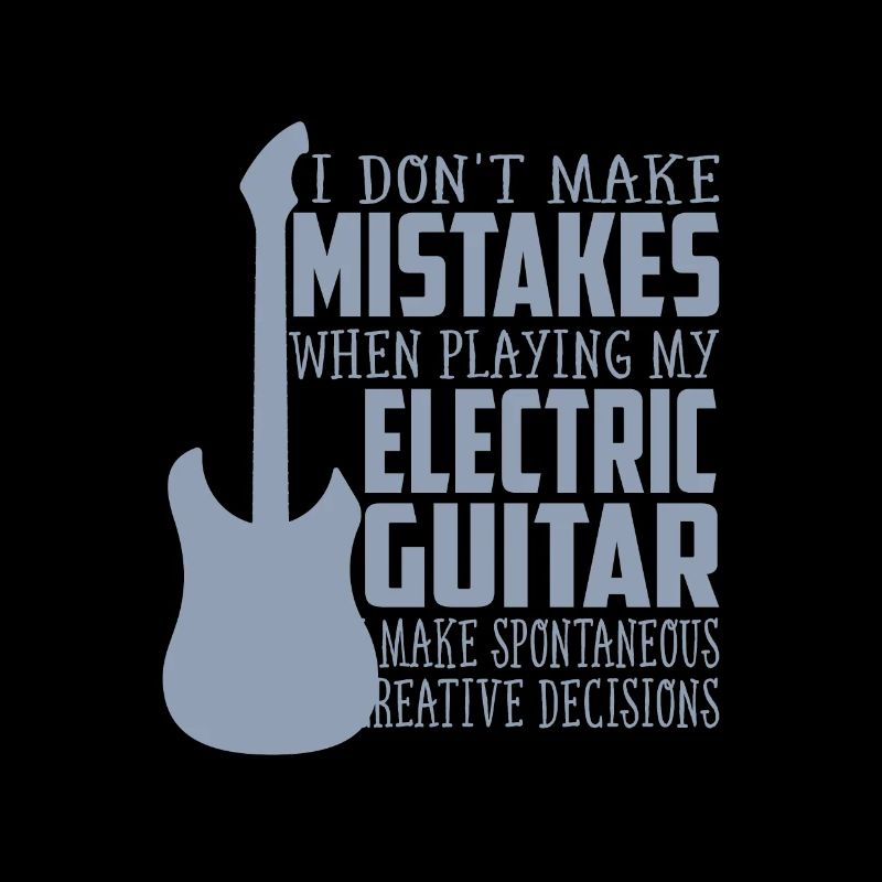 Vater mit E-Gitarre