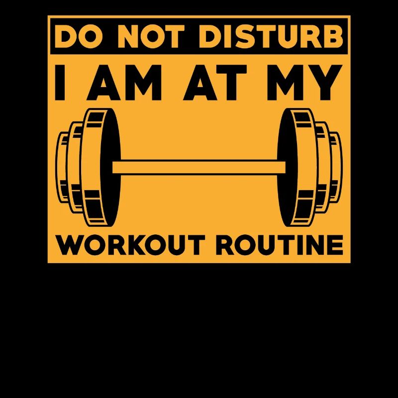 Workout-routine Gewichtheber-trainingsdesign